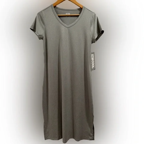 32 Degrees T Shirt Dress 32 Degrees Women's Soft Rib Swing Dress |4-Way  Stretch | Moisture Wicking